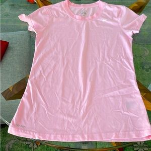 Nike Dri-Fit Crew Neck Short Sleeve Women’s Pink Tee Shirt